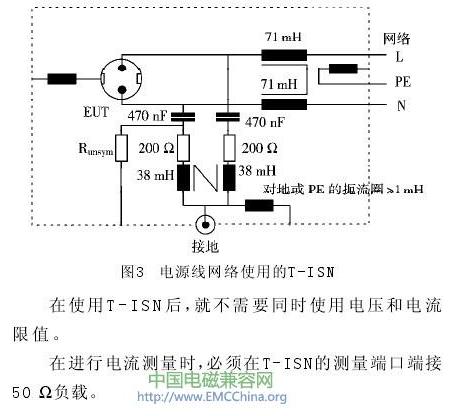 電源線(xiàn)網(wǎng)絡(luò)使用的T-ISN