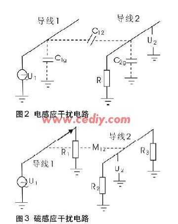 感應(yīng)干擾電路