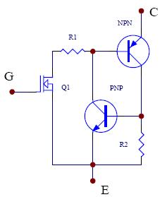 IGBT 等效電路圖 