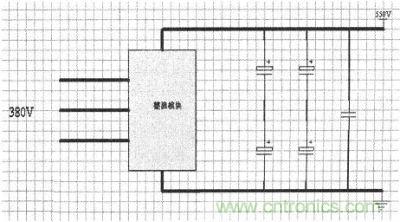 工作整流濾波電路示意圖