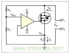 圖1：MOSFET的電阻變化，功能上像是一只可變電阻