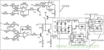 高壓電源控制電路電原理圖
