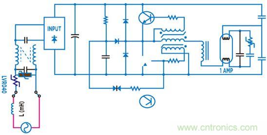 PPTC在電感鎮(zhèn)流器改造成電子鎮(zhèn)流器中的異常狀態(tài)保護