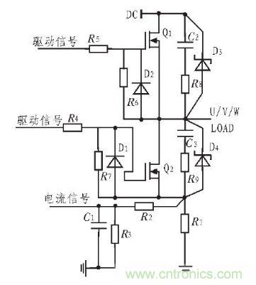 圖1:功率管的保護電路