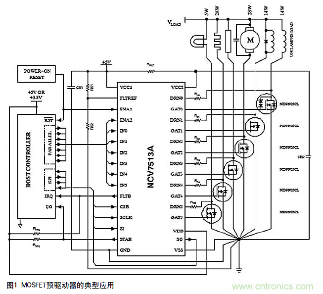 工程師分享：新型預(yù)驅(qū)動器和MOSFET控制功率負載的解決方案