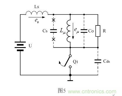 反激式開關(guān)電源的工作原理圖