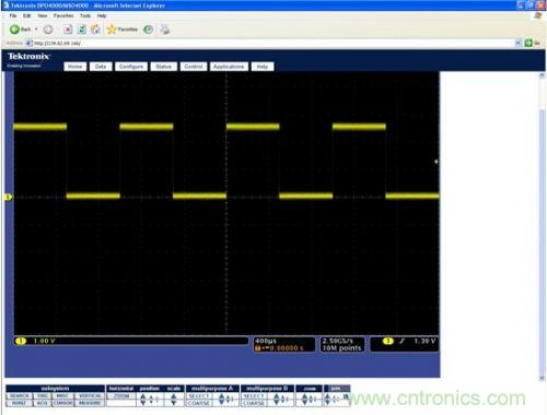 網(wǎng)絡(luò)驅(qū)動(dòng)示波器可通過(guò)瀏覽器遠(yuǎn)程訪(fǎng)問(wèn)