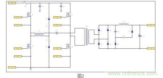 無源鉗位移相全橋電路框圖(一)