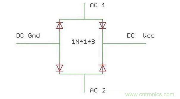 整流橋電路示意圖
