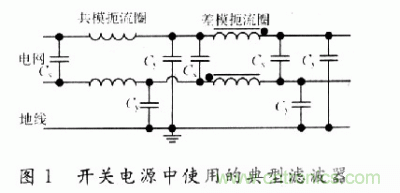 開關(guān)電源中使用的典型濾波器