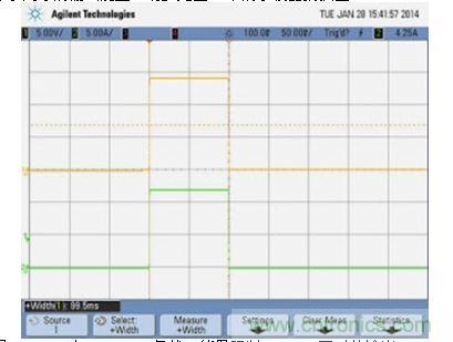 APS 在 169.5 W 負載、能量限制 0.0047 瓦時的輸出