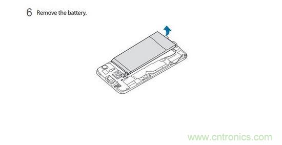 更換了S6智能手機的電池