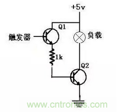 三極管開(kāi)關(guān)電路