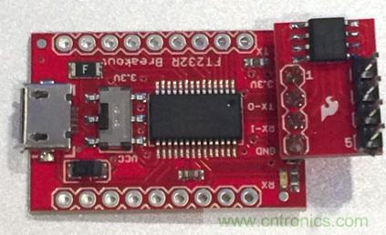  圖4：裝配好的隔離型USB-to-UART轉(zhuǎn)換器。