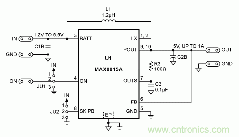 Li+電池供電、低壓高亮度(HB) LED解決方案