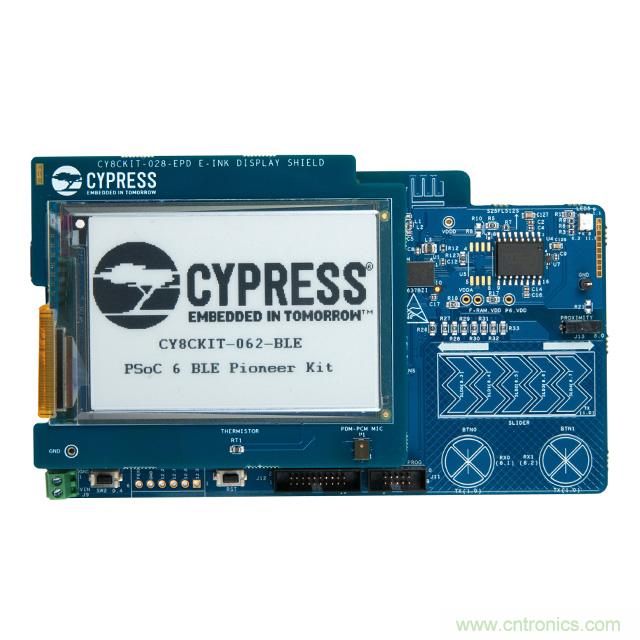 Cypress Semiconductor PSoC 6 BLE Pioneer 套件現(xiàn)已入庫(kù) Digi-Key；客戶預(yù)訂訂單陸續(xù)發(fā)貨中