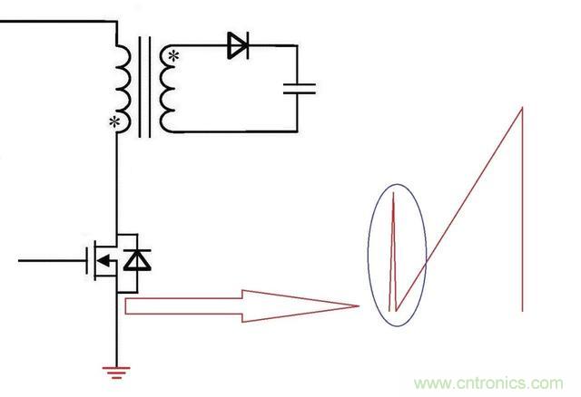 反激電源高壓MOS管電流尖峰怎么產(chǎn)生的？如何減小電流尖峰？