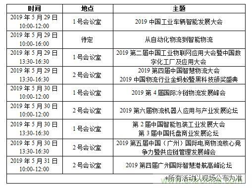 2019中國（廣州）國際物流裝備與技術展覽會邀請函