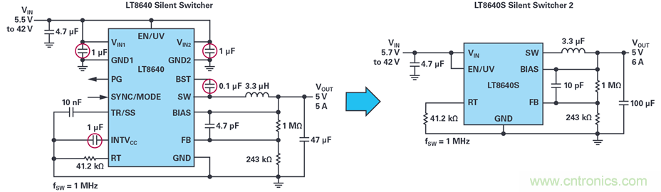 是否可以將低EMI電源安裝到擁擠的電路板上？