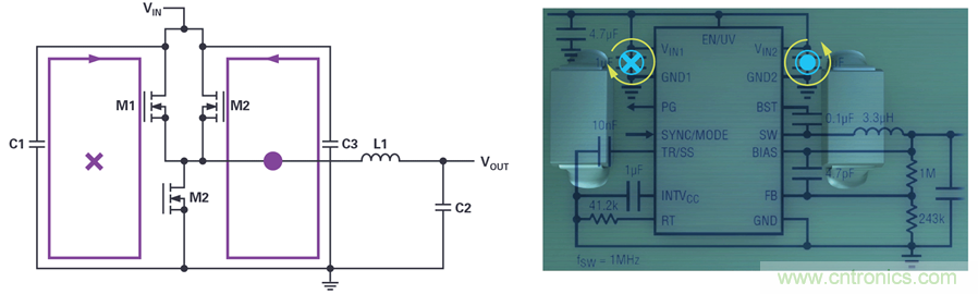 是否可以將低EMI電源安裝到擁擠的電路板上？