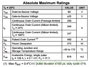 看懂MOSFET數(shù)據(jù)表，第3部分—連續(xù)電流額定值