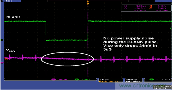 利用isoPower器件屏蔽電源，從而提高精度