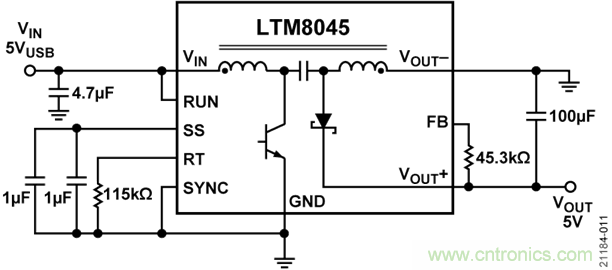 USB供電、915MHz ISM無線電頻段、具有過溫管理功能的1W功率放大器