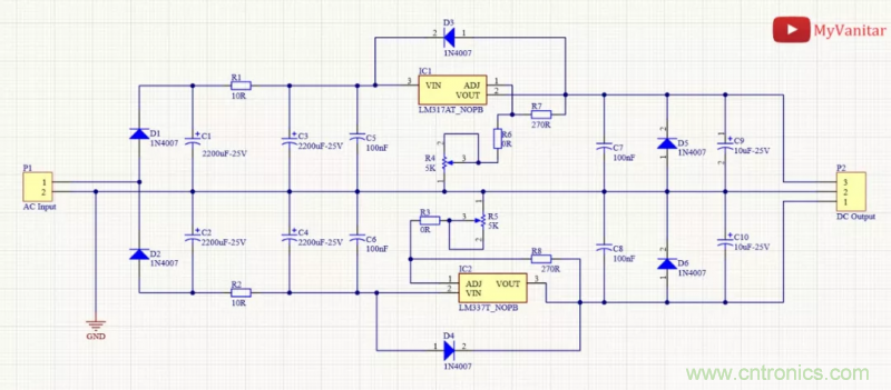 怎樣構(gòu)建可調(diào)線性AC-DC電源供用戶自由調(diào)節(jié)？