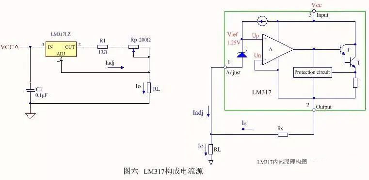 由運放和電壓調(diào)節(jié)器構成的恒流源電路