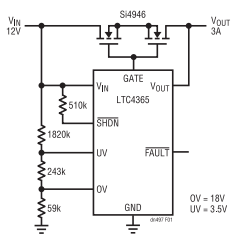 為敏感電路提供過壓及電源反接保護(hù)！