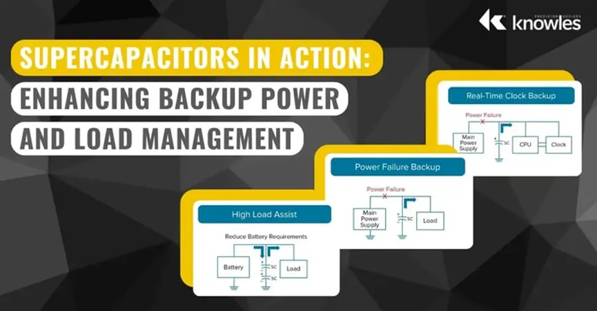 超級電容器如何有效加強備用電源和負(fù)載管理 (上)