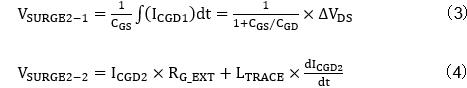 低邊開(kāi)關(guān)導(dǎo)通時(shí)的Gate-Source間電壓的動(dòng)作