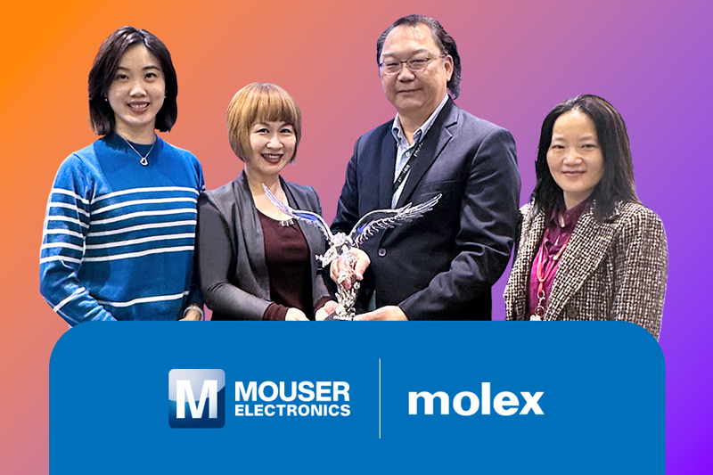 七連冠！貿(mào)澤電子蟬聯(lián)Molex亞太區(qū)年度電子目錄代理商大獎(jiǎng)